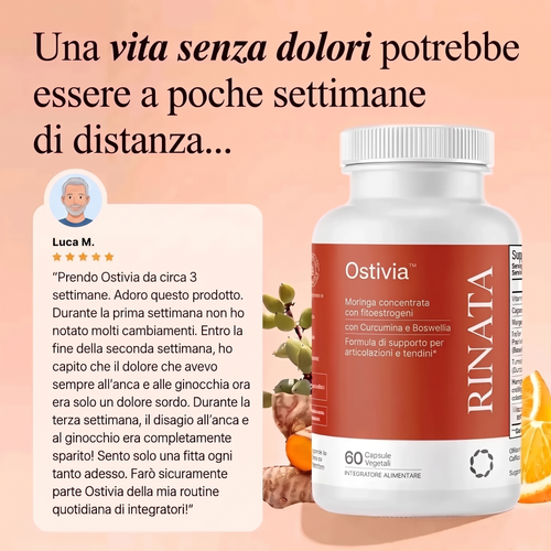 Ostivia Uomo™ - Supporto completo per le articolazioni
